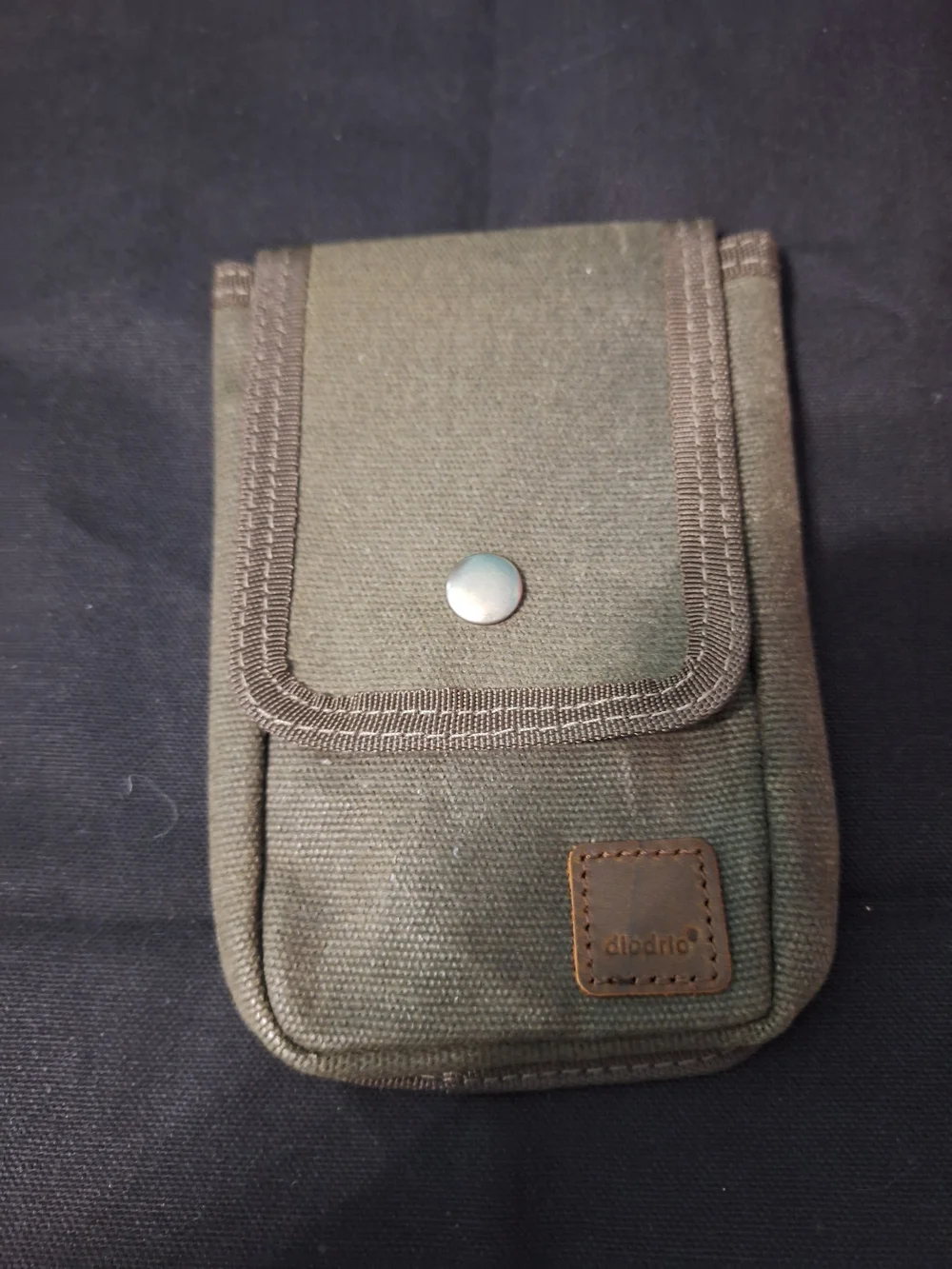 Diodrio Olive Green Belt Protective Phone Pouch